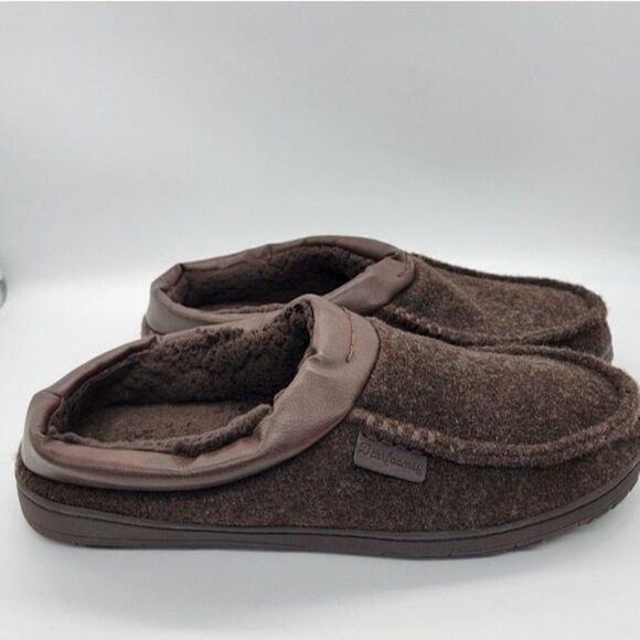 Nwot DEARFOAMS Whipstitch Trim Slipper - Picture 8 of 8